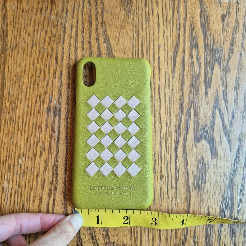 NIB Bottega Veneta Intrecciato Leather iPhone X Case in Chamomile Holiday Gifts